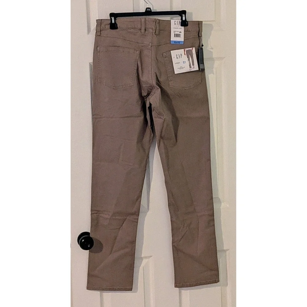GAP 5 Pocket Slim Fit Super Soft Stretch Twill Classic Style Pants 32x32‎ NWT